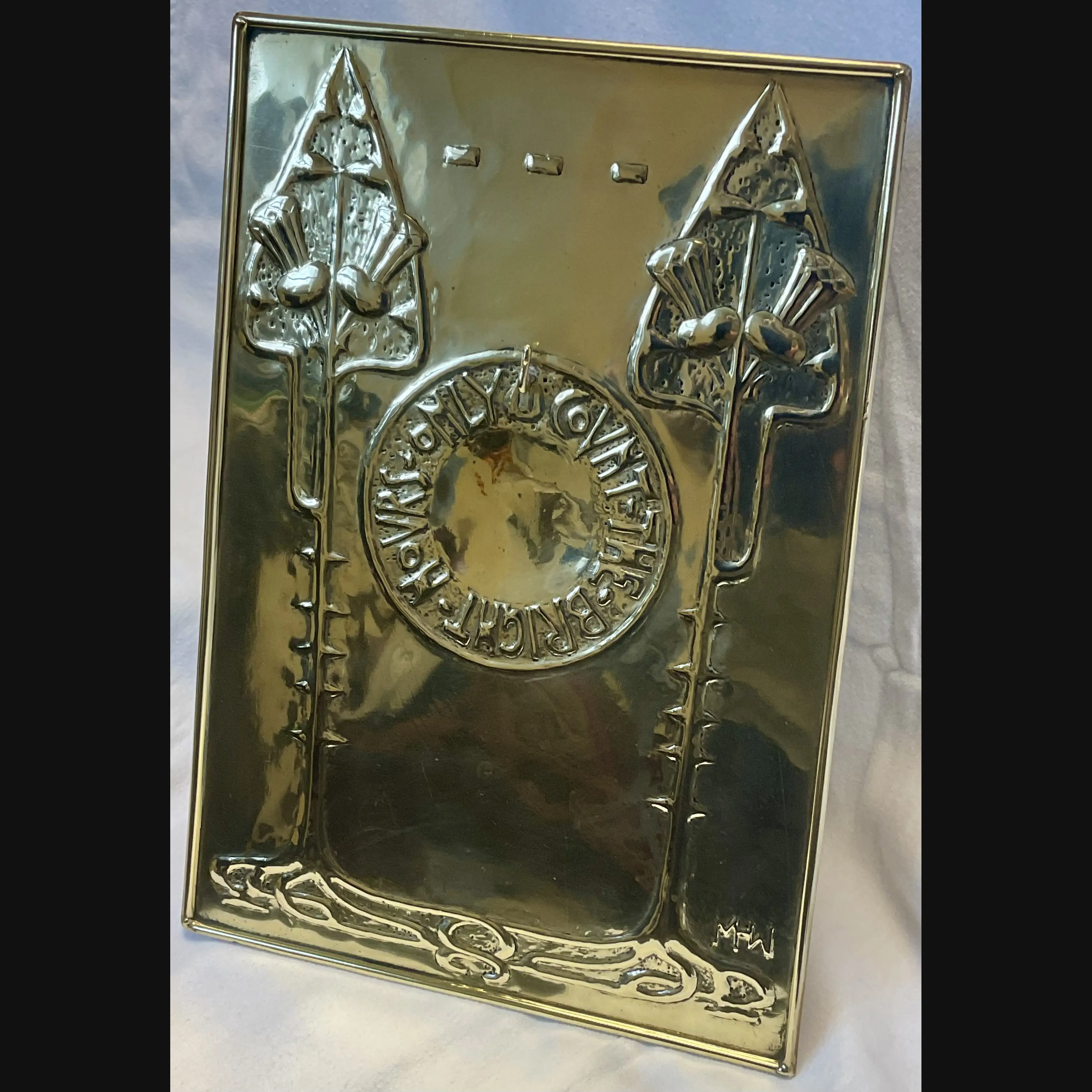 scottish arts and crafts glasgow girls marion henderson wilson glasgow style watch stand count the bright hours only monogrammed