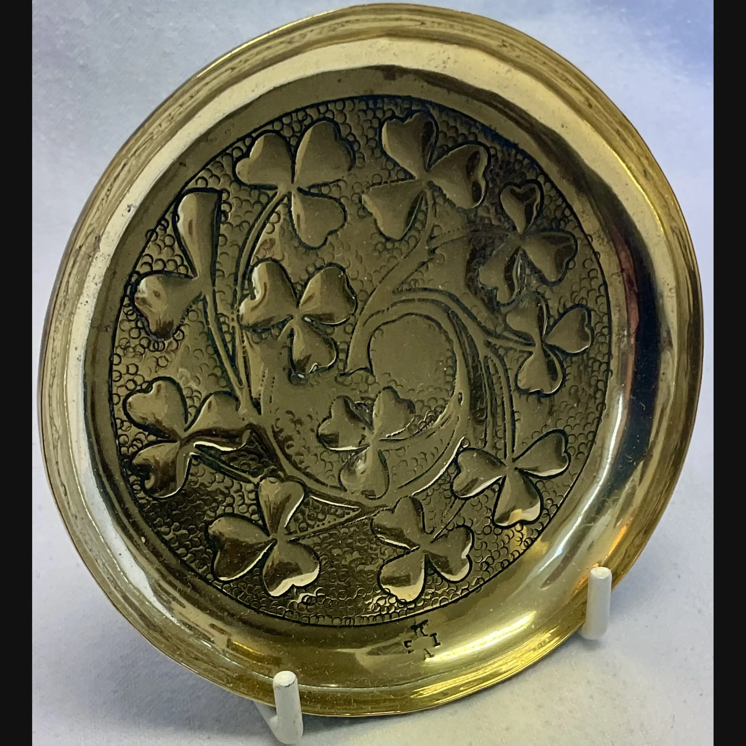 keswick school of industrial art ksia arts and crafts shamrocks pin tray