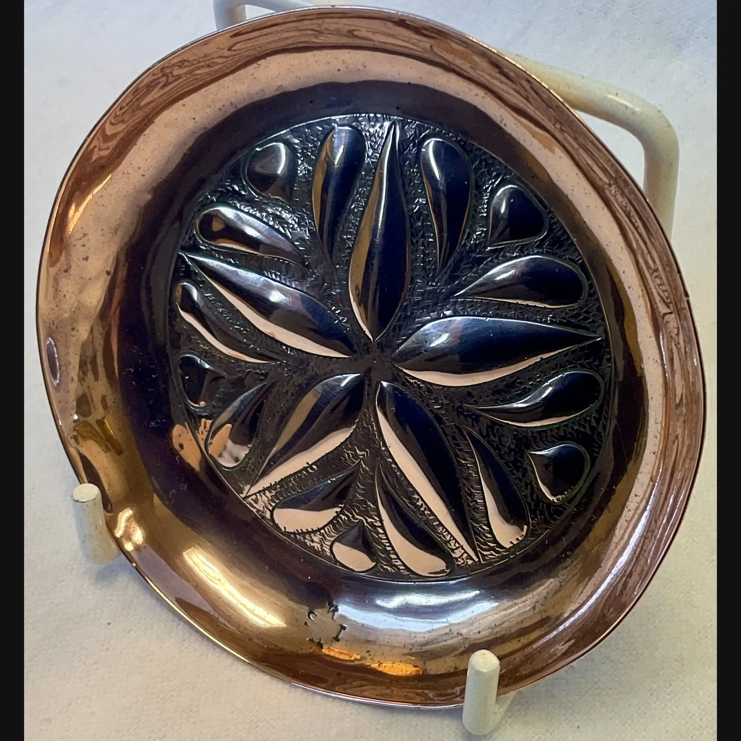 keswick school of industrial art ksia arts and crafts copper pin tray