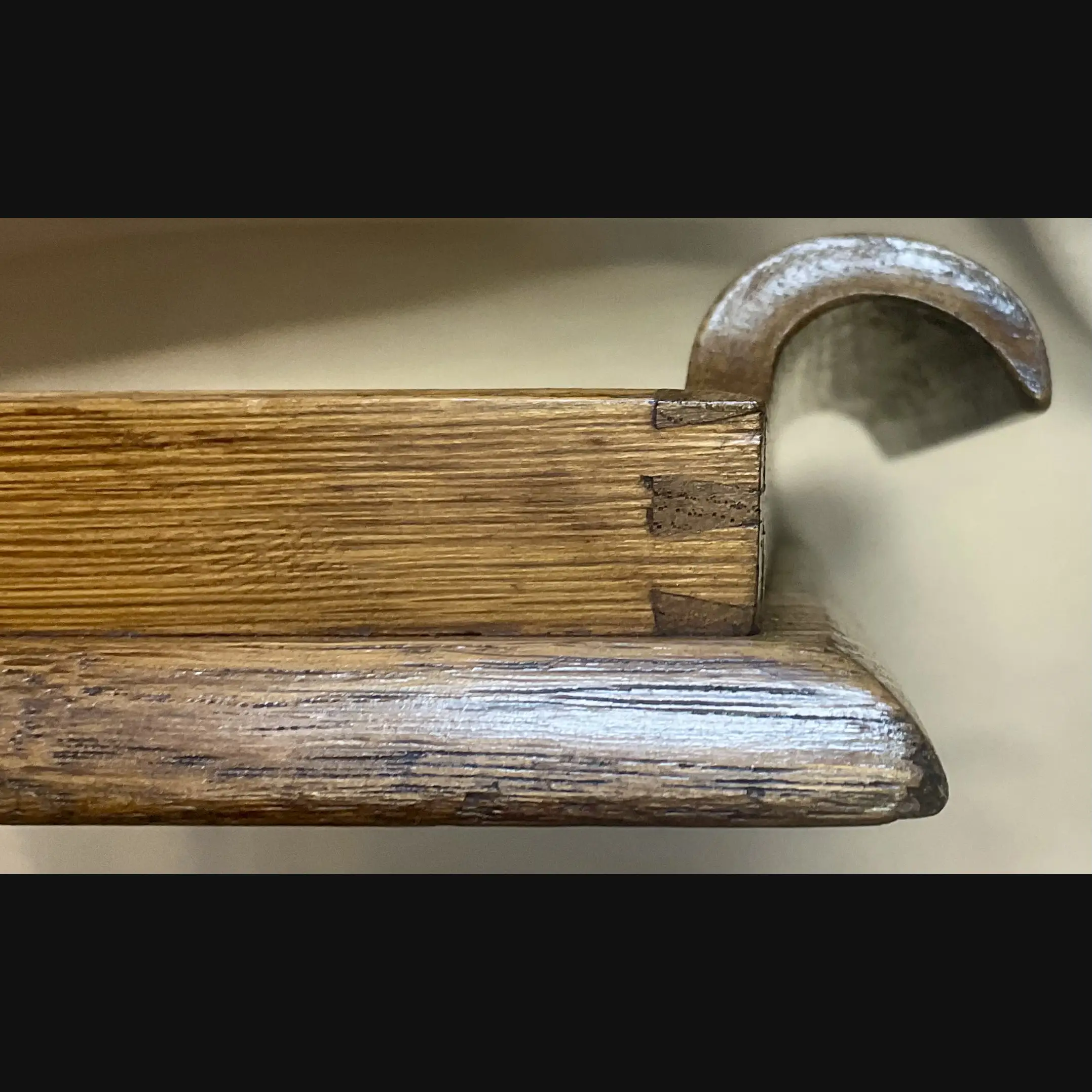 large arts and crafts arthur simpson kendal handicrafts carved oak two handled serving tray