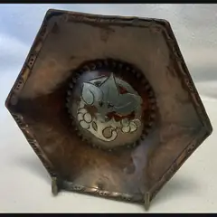 arts and crafts hugh wallis mixed metal pin tray
