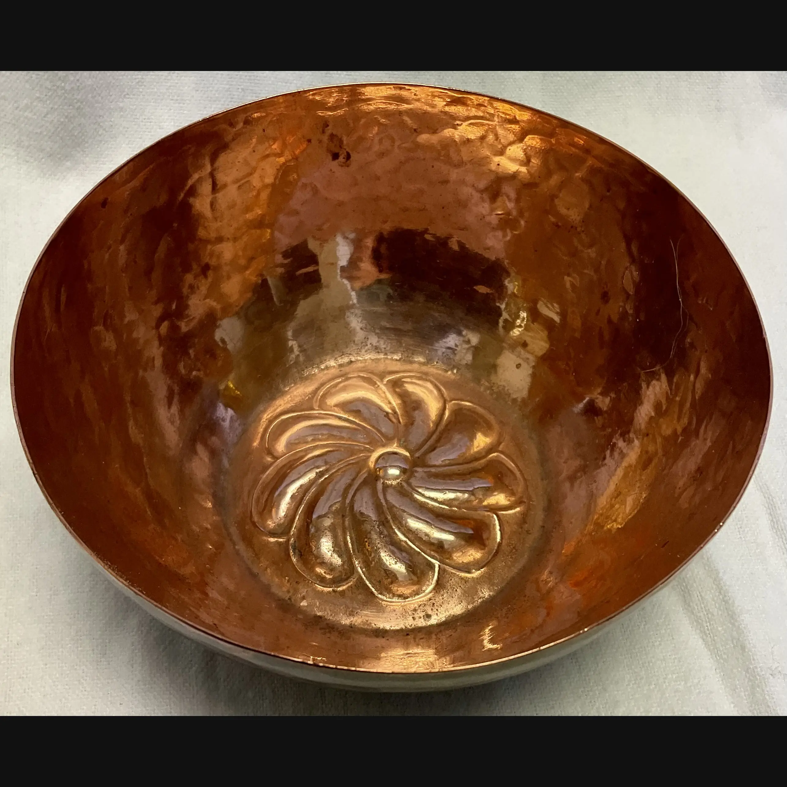 keswick school of industrial art ksia arts and crafts small flower bowl with diamond jubilee mark 1897 only