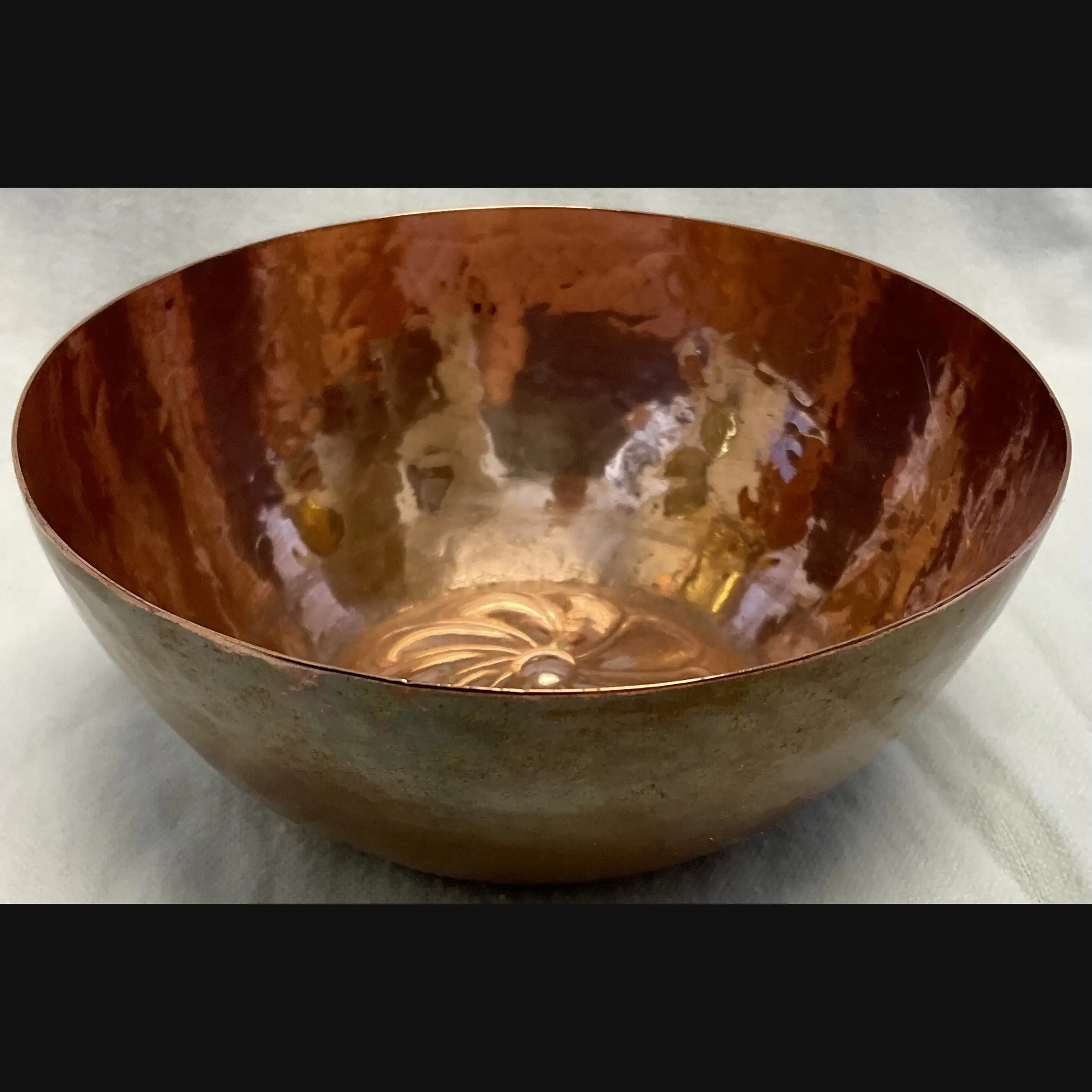 keswick school of industrial art ksia arts and crafts small flower bowl with diamond jubilee mark 1897 only