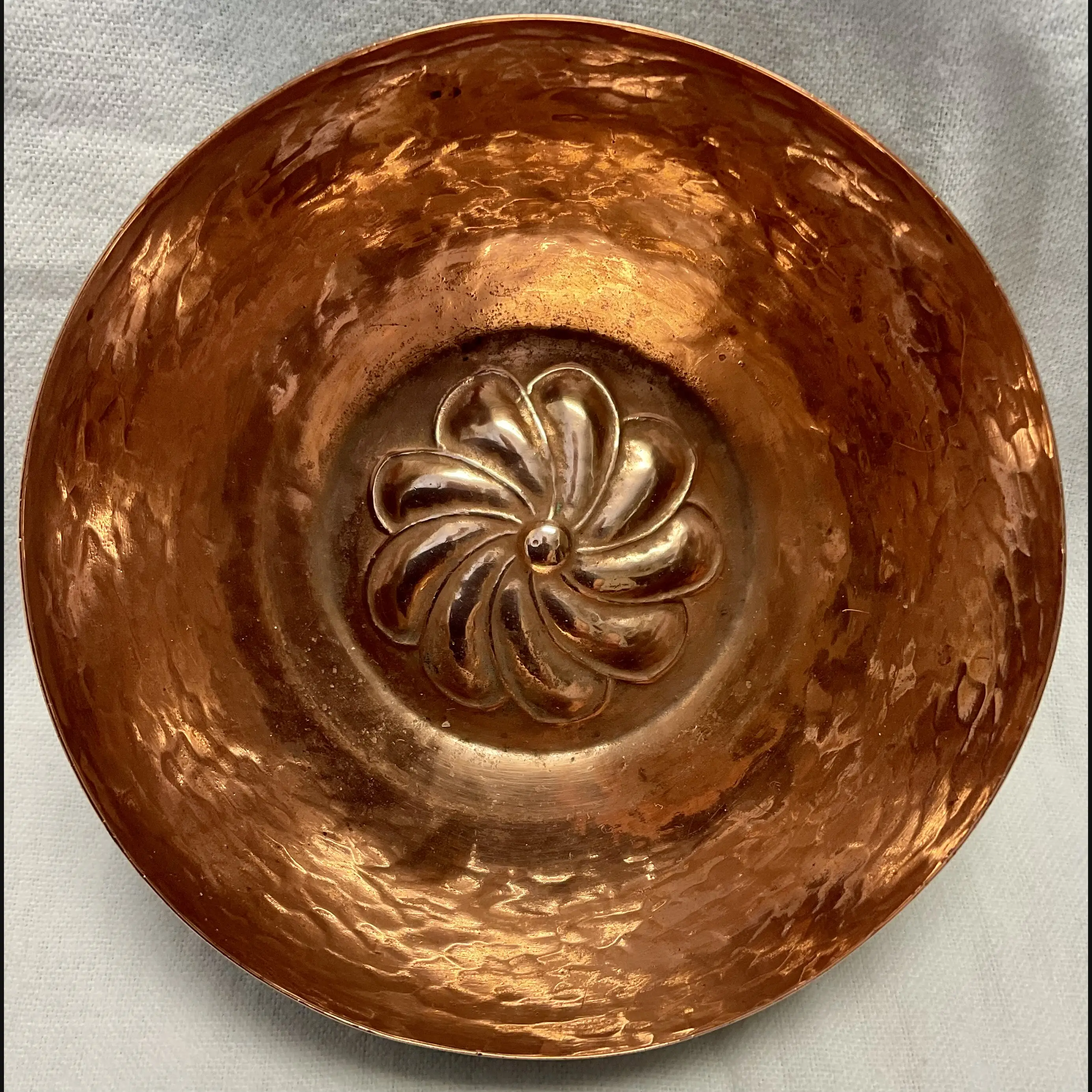 keswick school of industrial art ksia arts and crafts small flower bowl with diamond jubilee mark 1897 only