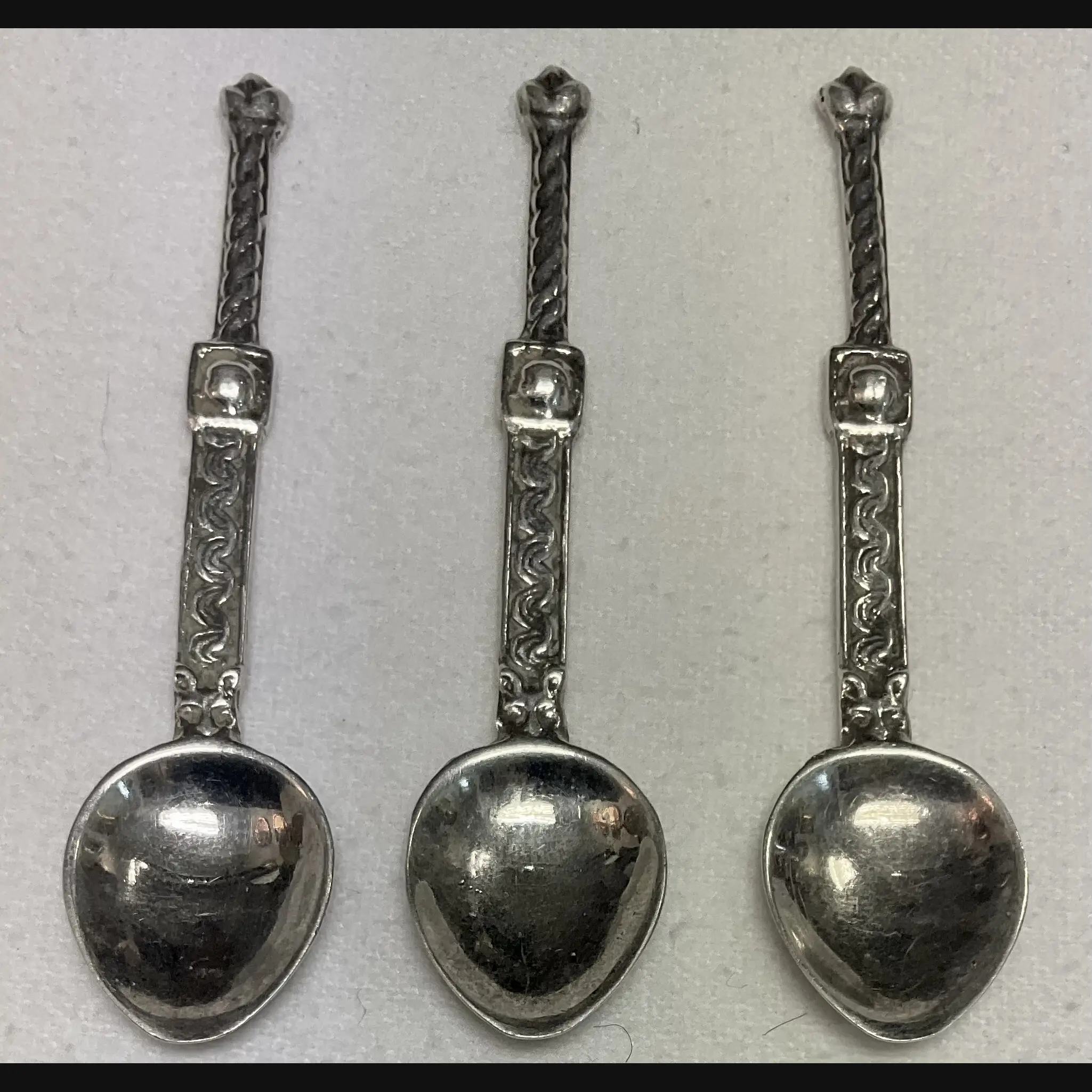 alexander richie iona celtic art scottish arts and crafts silver demi tasse spoons