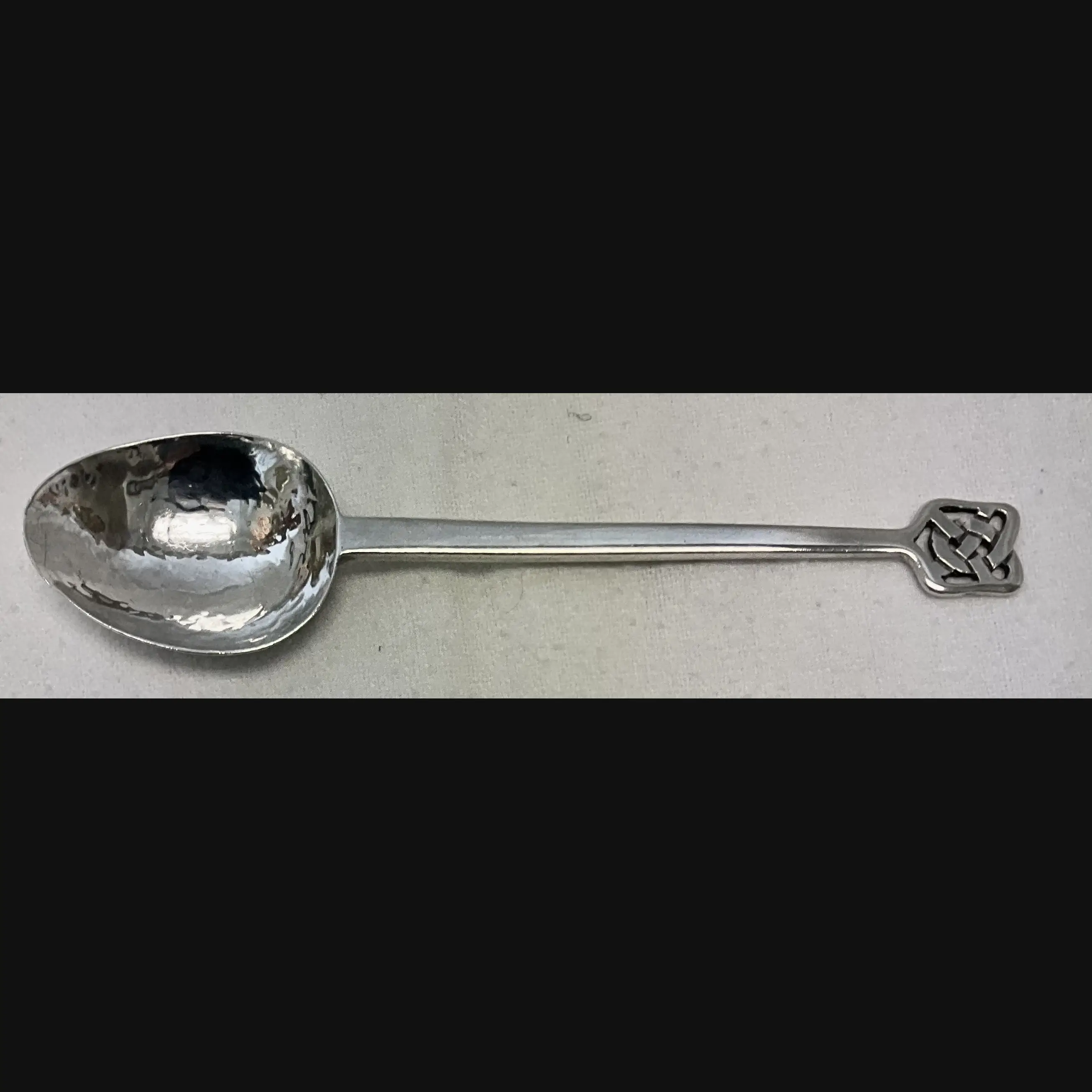keswick school of industrial art ksia arts and crafts celtic topper silver spoon