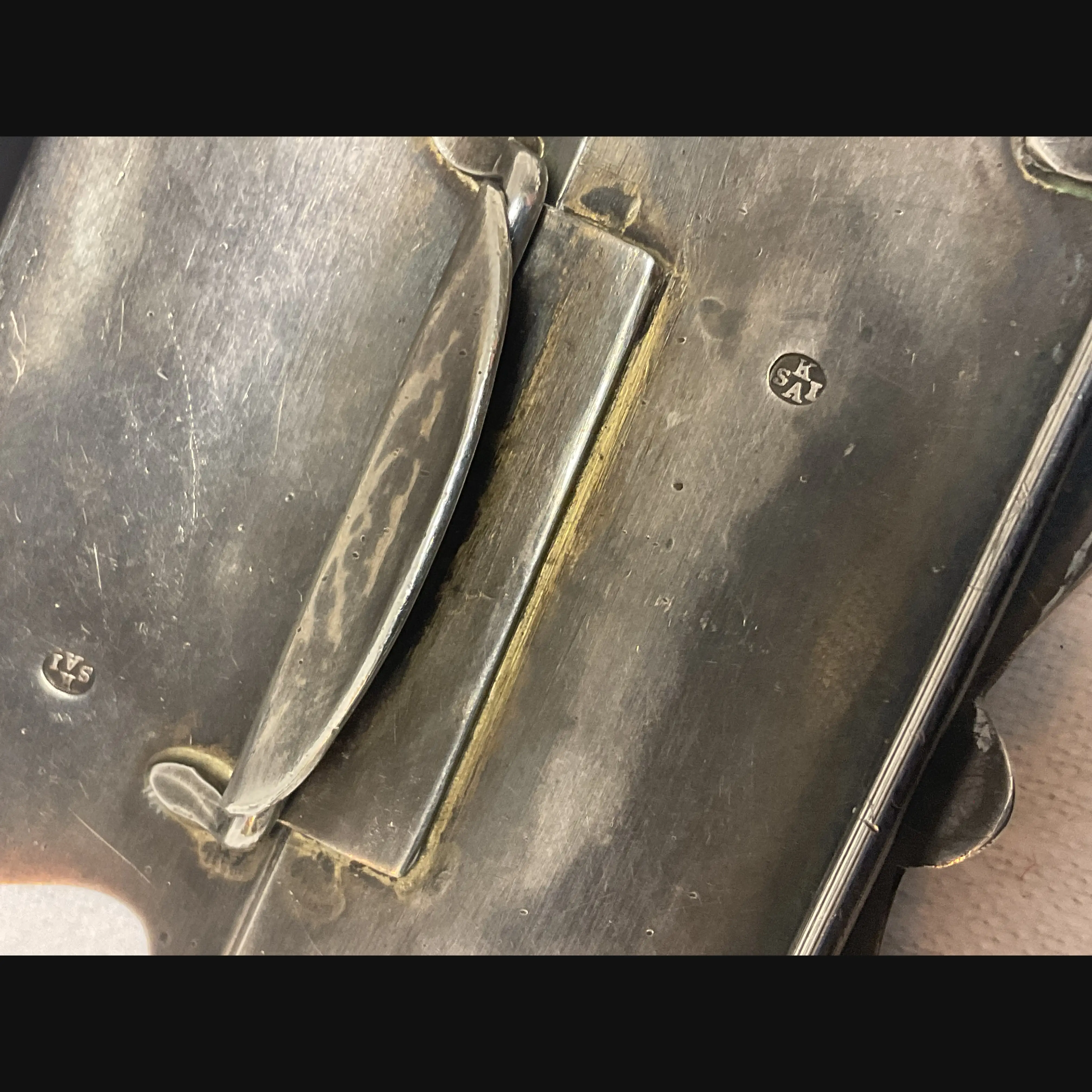 rare keswick school of industrial art ksia arts and crafts art nouveau silver and enamelled belt buckle c1900 05