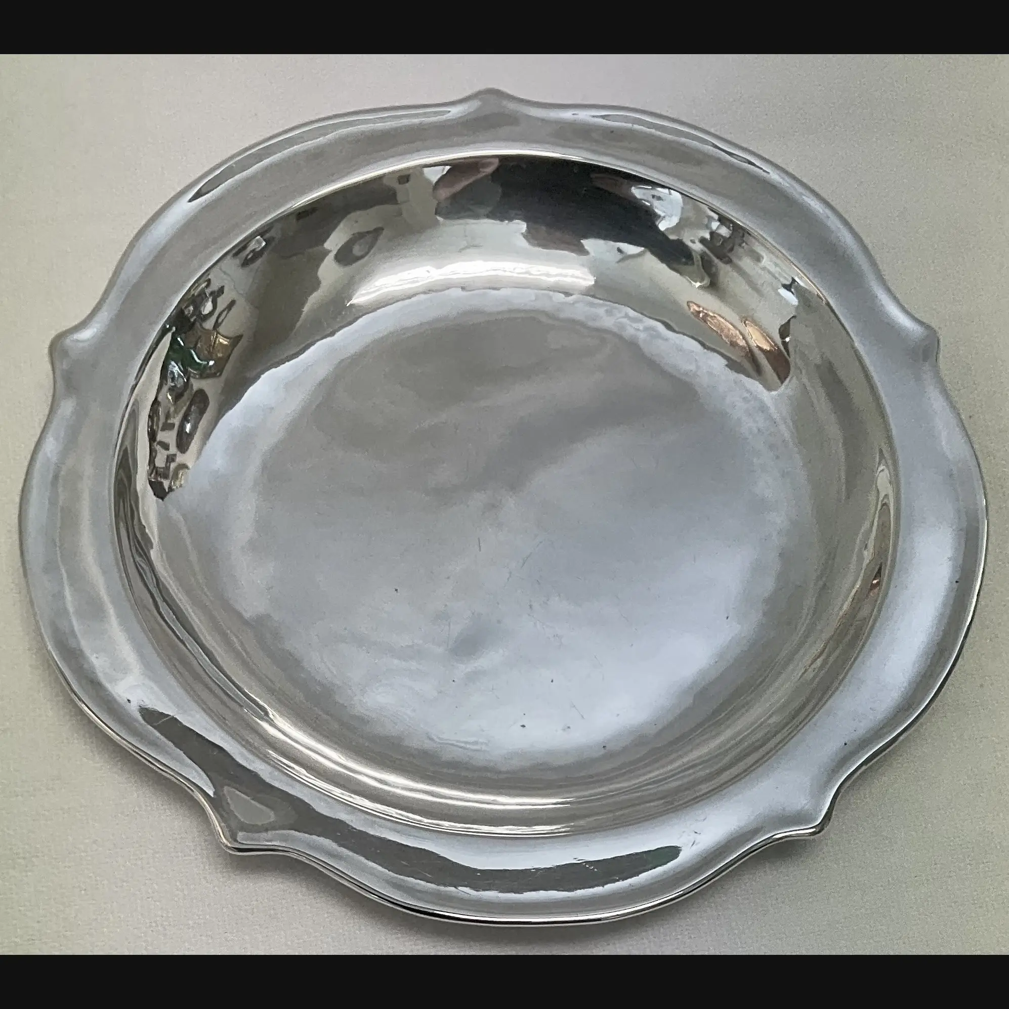 keswick school of industrial art ksia arts and crafts silver card tray 1904