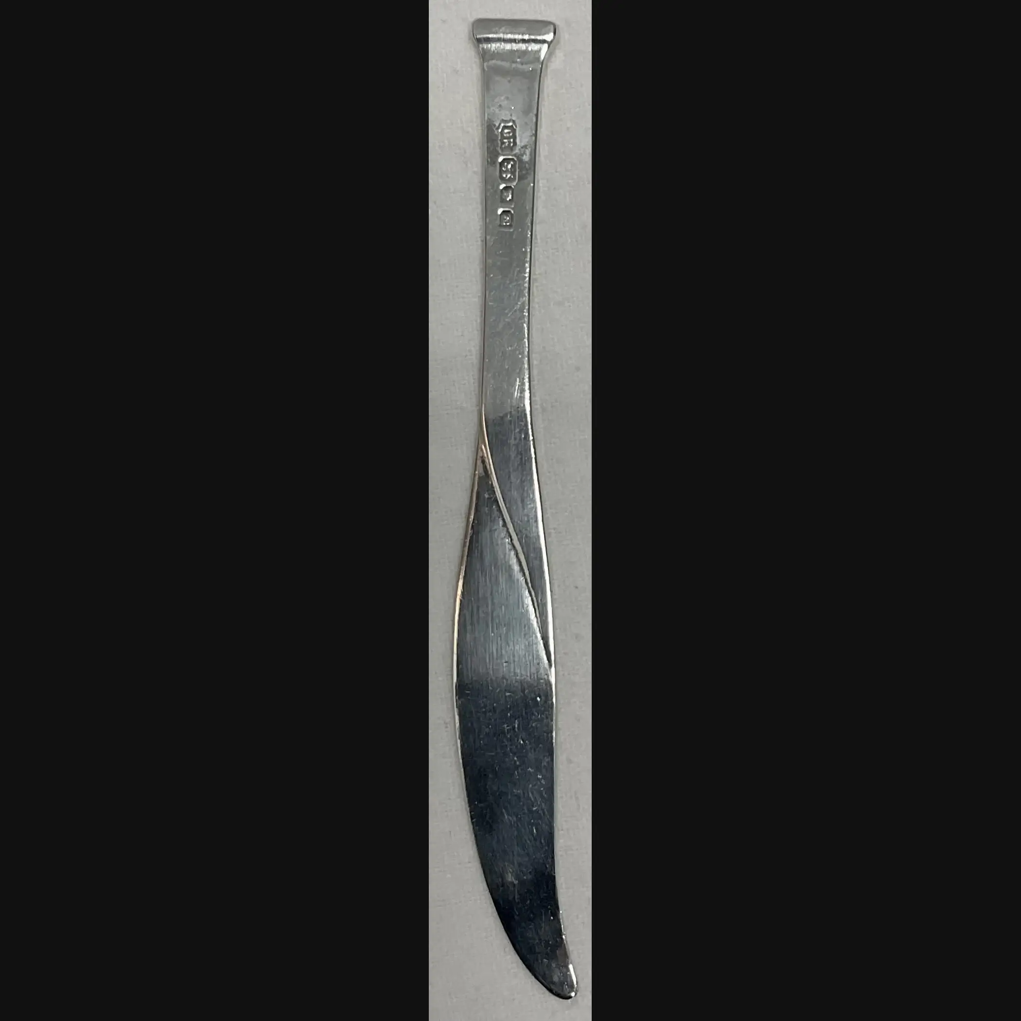 omar ramsden arts and crafts silver butter knife
