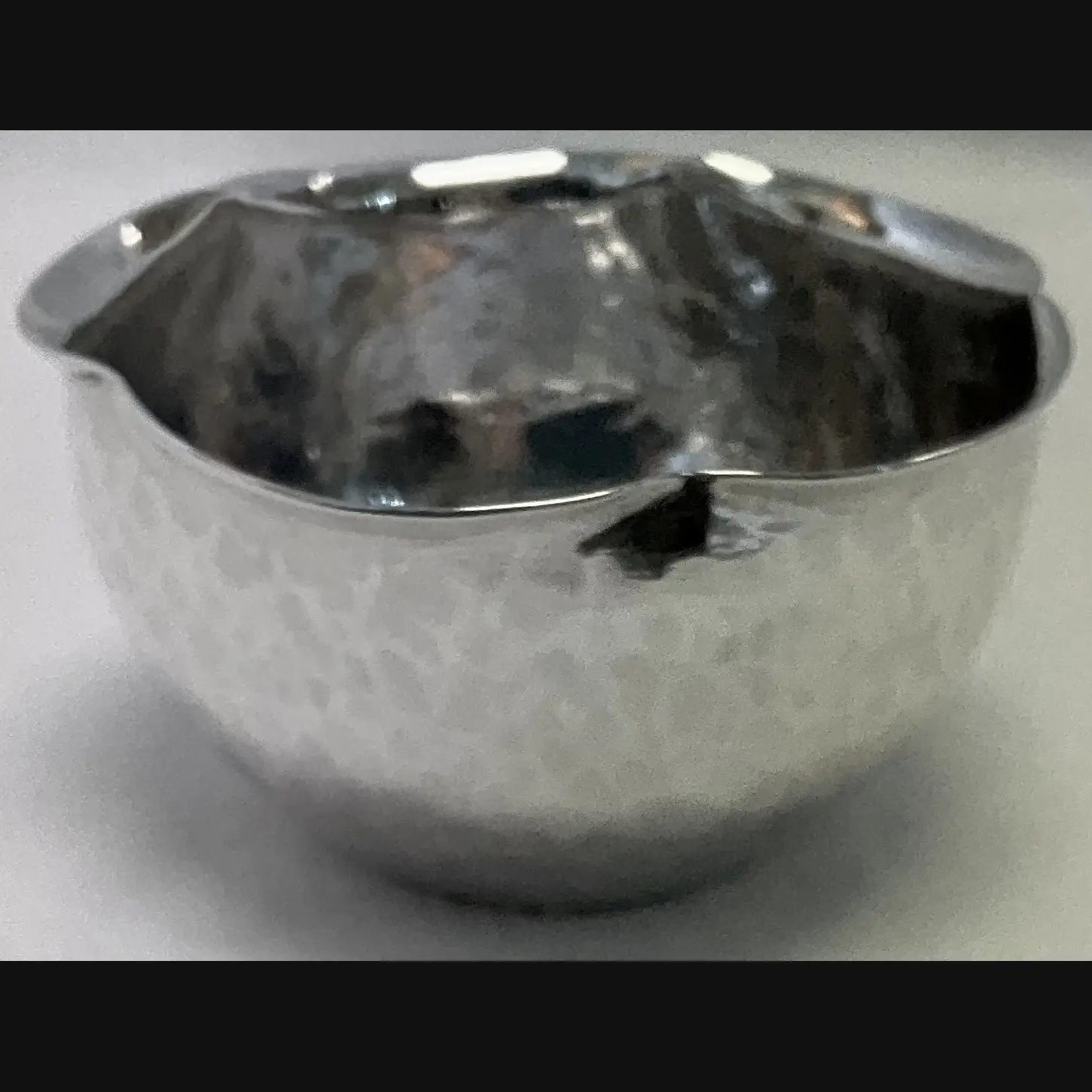 keswick school of industrial art ksia silver arts and crafts planished sugar bowl with wave edge
