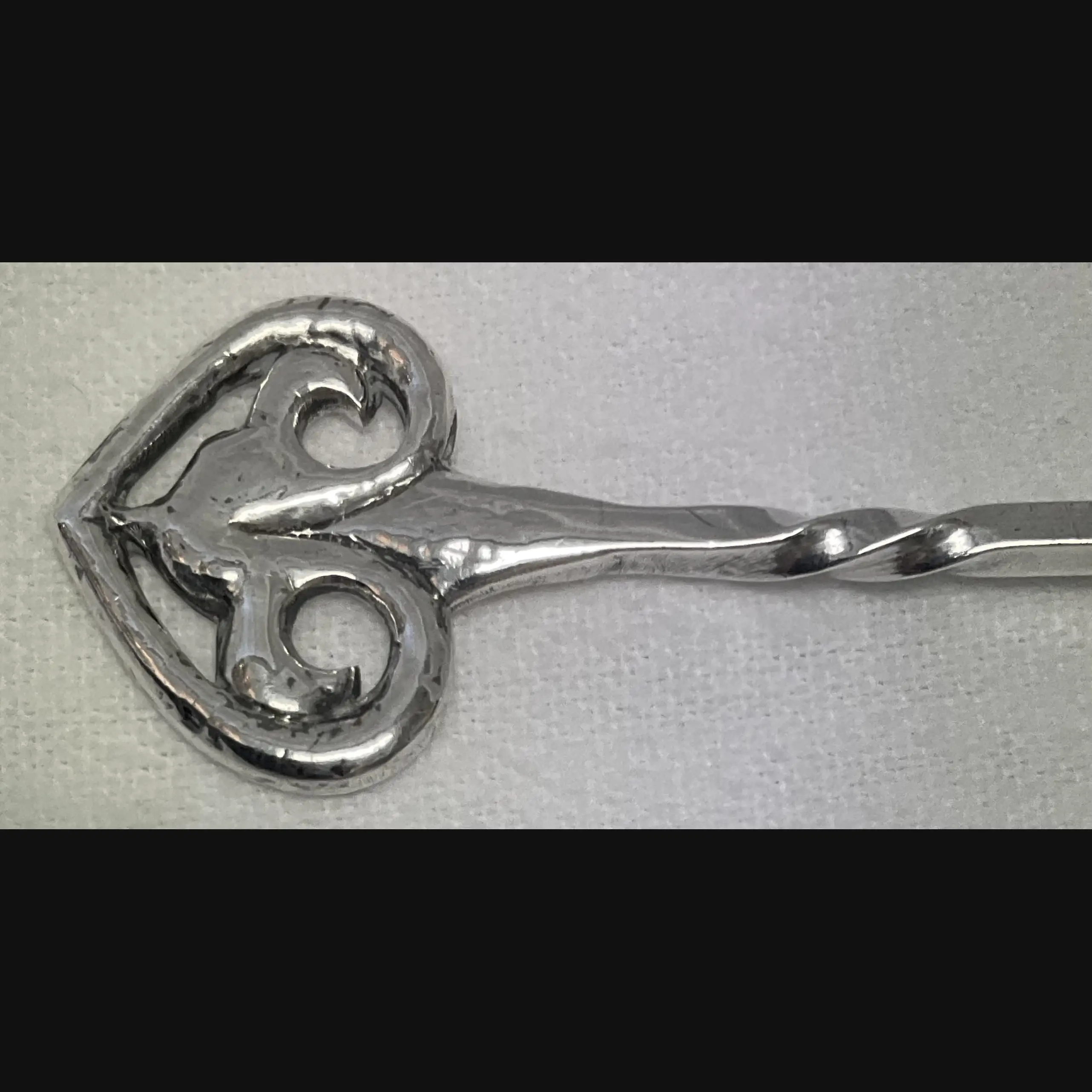 keswick school of industrial art ksia arts and crafts celtic topped silver spoon