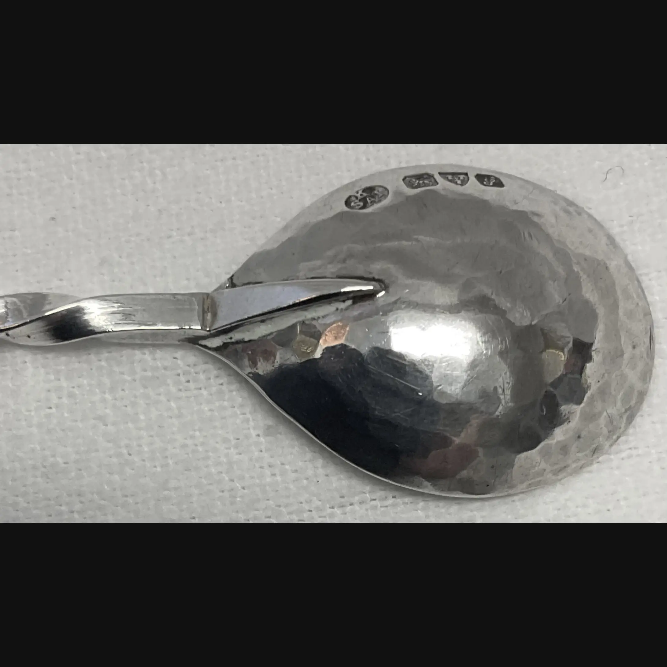 keswick school of industrial art ksia arts and crafts celtic topped silver spoon