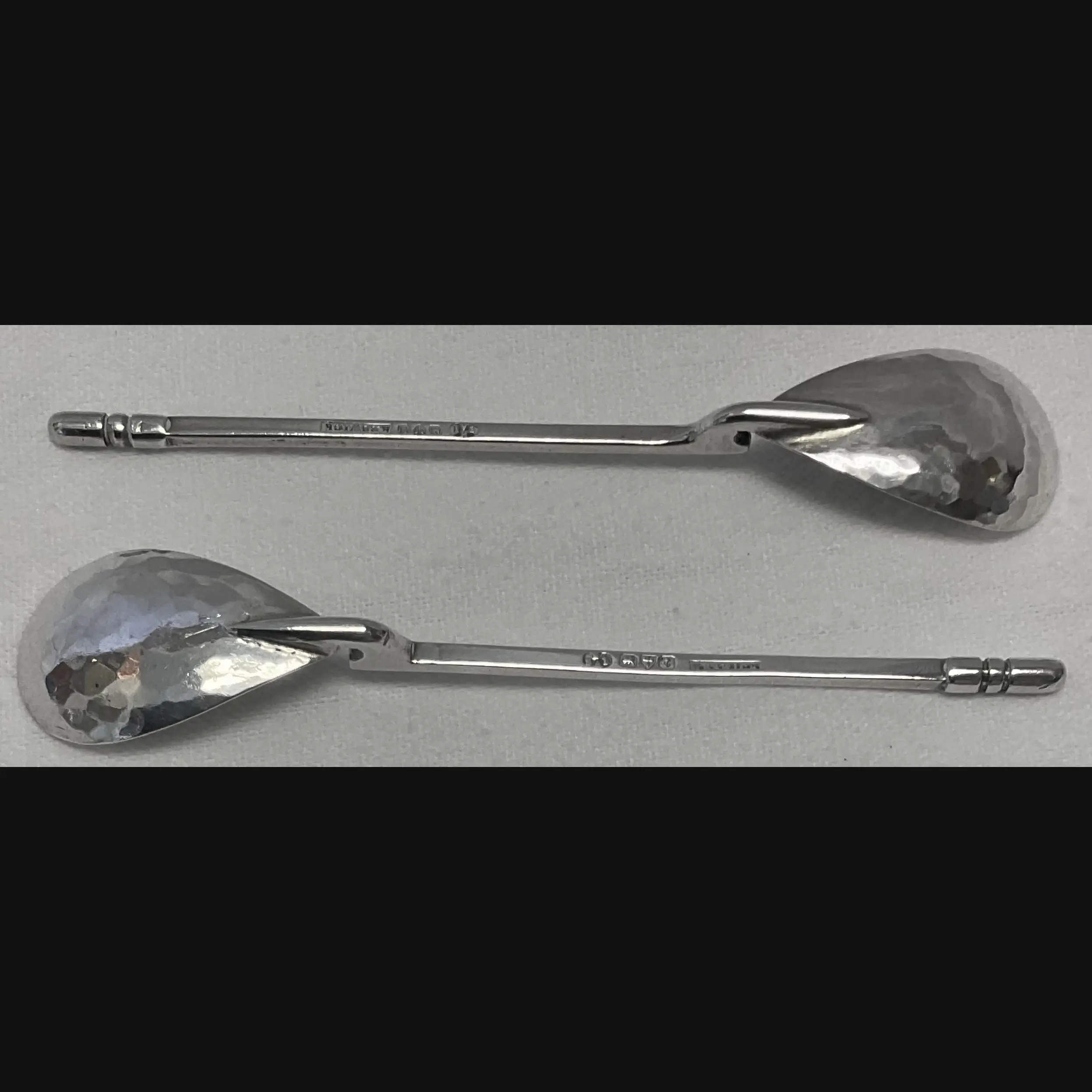 keswick school of industrial art ksia arts and crafts pair of silver roman spoons