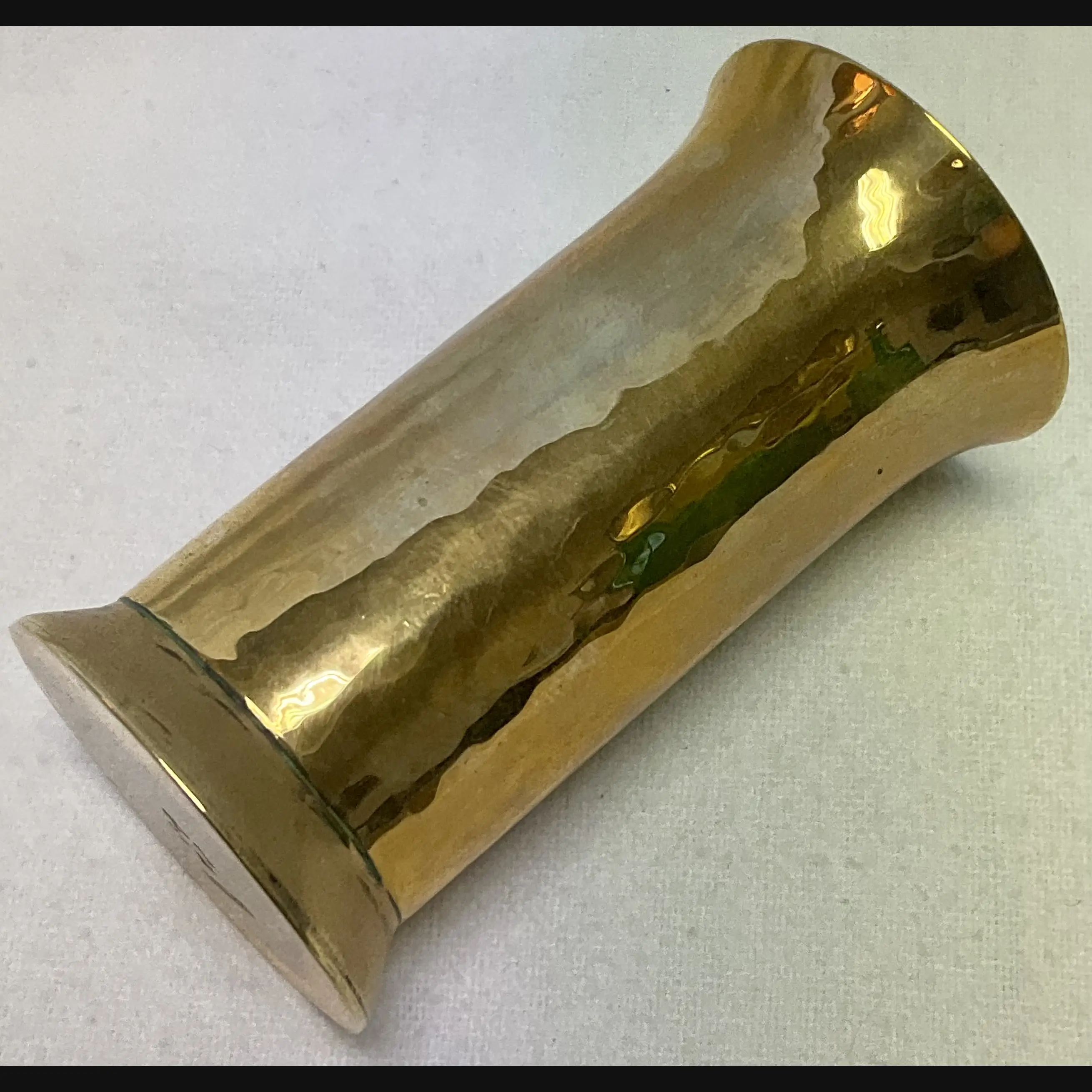 keswick school of industrial art ksia arts and crafts gilding metal match holder vase
